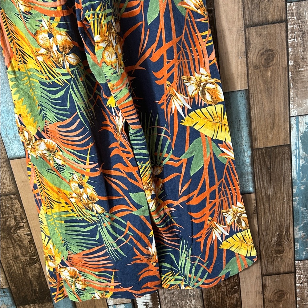 Panama Jack small Multicolor tropical rayon pants - Picture 11 of 14